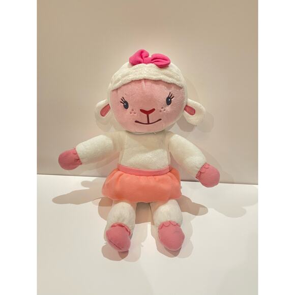 Disney Doc McStuffins Lammie Stuffed Plush Animal Jay Franco - Picture 2 of 5